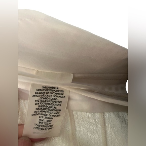 $695 Alice + Olivia Angelica Black Strapless Studded Wide Leg Jumpsuit Size 6 - Picture 10 of 12